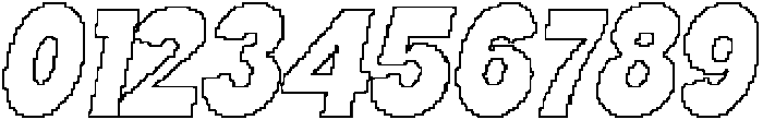 CS Standish Pixel Outline otf (400) Font OTHER CHARS