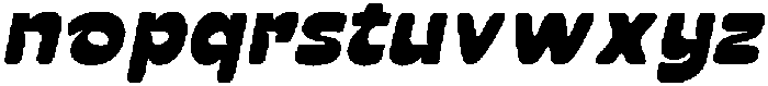CS Stigma Drawn Italic otf (400) Font LOWERCASE