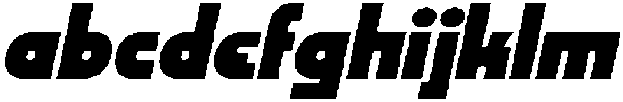 CS Stoner Italic otf (400) Font LOWERCASE