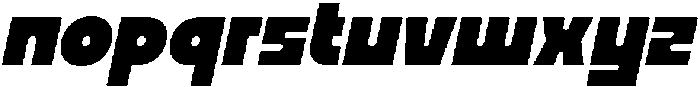 CS Stoner Italic otf (400) Font LOWERCASE