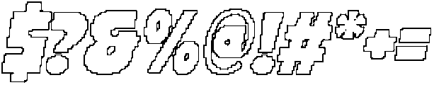 CS Stoner Pixel Italic otf (400) Font OTHER CHARS