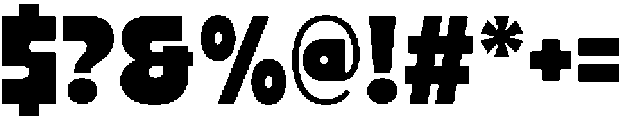 CS Stoner Regular otf (400) Font OTHER CHARS