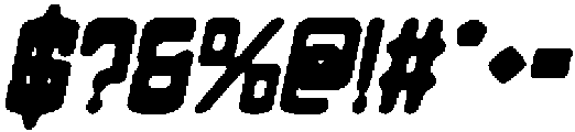 CS Strider Drawn Italic otf (400) Font OTHER CHARS