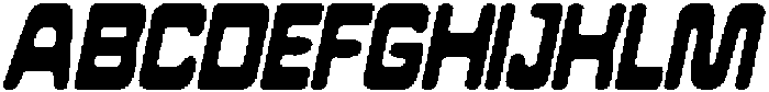 CS Strider Drawn Italic otf (400) Font UPPERCASE