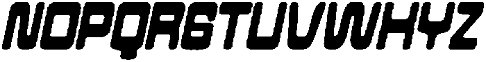 CS Strider Drawn Italic otf (400) Font UPPERCASE