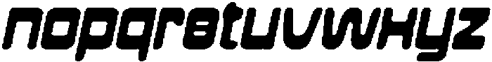 CS Strider Drawn Italic otf (400) Font LOWERCASE