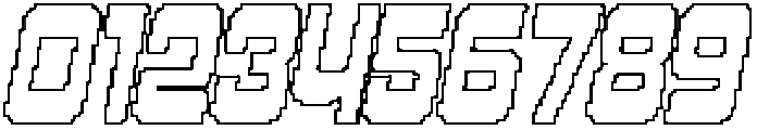 CS Strider Pixel Outline otf (400) Font OTHER CHARS
