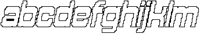 CS Strider Pixel Outline otf (400) FONT