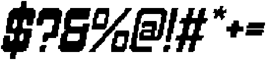 CS Strider Pixel Regular otf (400) Font OTHER CHARS