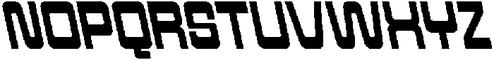CS Strider Reverse Italic otf (400) Font UPPERCASE