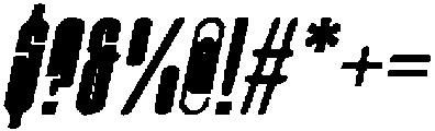 CS Striker Drawn Italic otf (400) Font OTHER CHARS