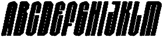 CS Striker Drawn Italic otf (400) Font UPPERCASE