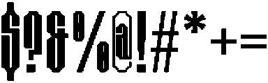 CS Striker Regular otf (400) Font OTHER CHARS