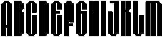 CS Striker Regular otf (400) Font UPPERCASE