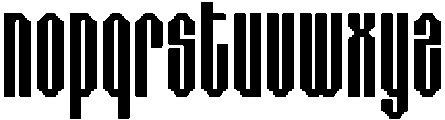CS Striker Regular otf (400) Font LOWERCASE