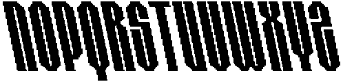 CS Striker Reverse Italic otf (400) Font UPPERCASE
