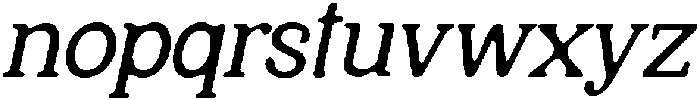 CS Sullivan Drawn Italic otf (400) Font LOWERCASE