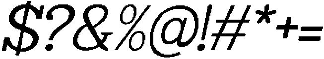 CS Sullivan Italic otf (400) Font OTHER CHARS