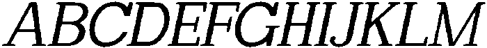 CS Sullivan Italic otf (400) Font UPPERCASE