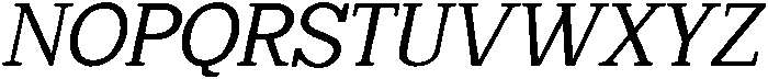 CS Sullivan Italic otf (400) Font UPPERCASE