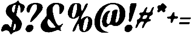 CS Susan Drawn Italic otf (400) Font OTHER CHARS
