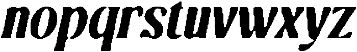 CS Susan Drawn Italic otf (400) Font LOWERCASE