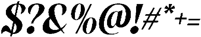 CS Susan Italic otf (400) Font OTHER CHARS