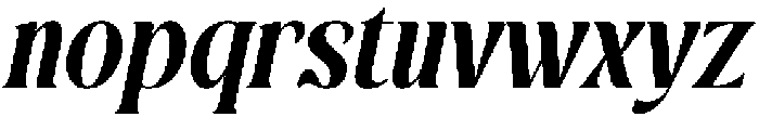 CS Susan Italic otf (400) Font LOWERCASE