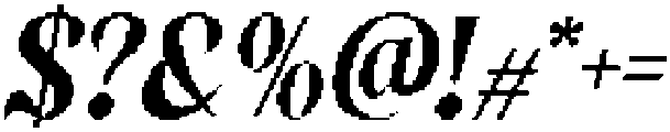 CS Susan Pixel Regular otf (400) Font OTHER CHARS