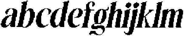 CS Susan Pixel Regular otf (400) Font LOWERCASE