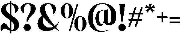 CS Susan Regular otf (400) Font OTHER CHARS