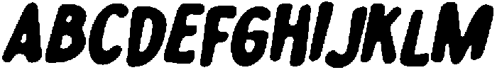 CS Swiper Drawn Italic otf (400) Font UPPERCASE