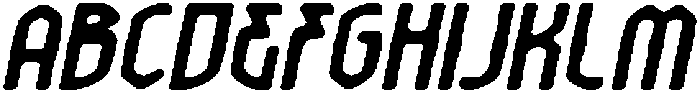 CS Travis Drawn Italic otf (400) Font UPPERCASE