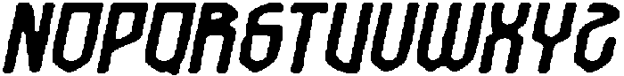 CS Travis Drawn Italic otf (400) Font UPPERCASE