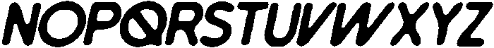 CS Vamous Drawn Italic otf (400) Font UPPERCASE