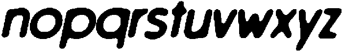 CS Vamous Drawn Italic otf (400) Font LOWERCASE