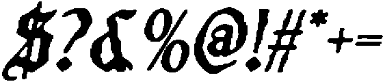 CS Varden Drawn Italic otf (400) Font OTHER CHARS