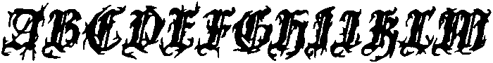 CS Varden Drawn Italic otf (400) Font UPPERCASE
