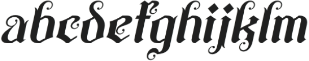 CS Verity Italic otf (400) Font LOWERCASE