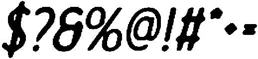 CS Vickie Drawn Italic otf (400) Font OTHER CHARS