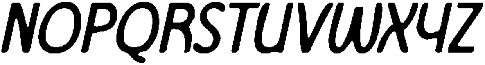 CS Vickie Drawn Italic otf (400) Font UPPERCASE
