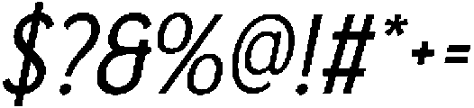 CS Vickie Italic otf (400) Font OTHER CHARS
