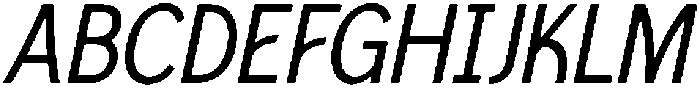 CS Vickie Italic otf (400) Font UPPERCASE