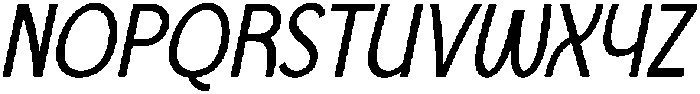 CS Vickie Italic otf (400) Font UPPERCASE