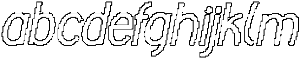 CS Vickie Pixel Outline otf (400) FONT