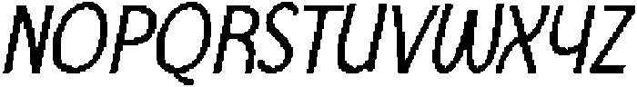 CS Vickie Pixel Regular otf (400) Font UPPERCASE
