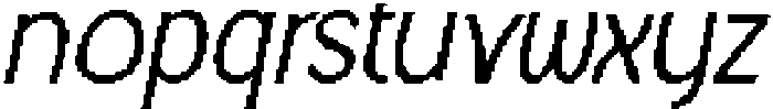CS Vickie Pixel Regular otf (400) Font LOWERCASE