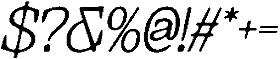 CS Victoria Drawn Italic otf (400) Font OTHER CHARS