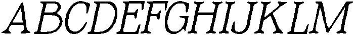 CS Victoria Drawn Italic otf (400) Font UPPERCASE