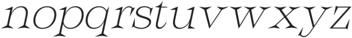 CS Victoria Italic otf (400) Font LOWERCASE